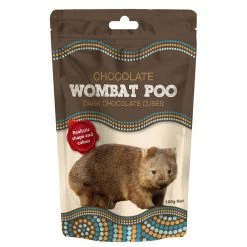 Naked Chocolate Co Mens Novelty Gifts Wombat Poo Chocolate Cubes