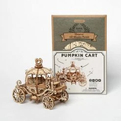 BubblesUp Pumpkin Cart Wooden Model Kit