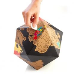 Mdi 3D World Globe Travel Scratch Map