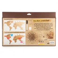 Mdi Magnetic World Travel Scratch Map Travel Gifts