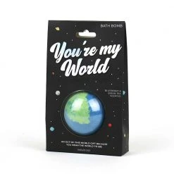 William Valentine You're My World Bath Bomb Gifts For BFFs
