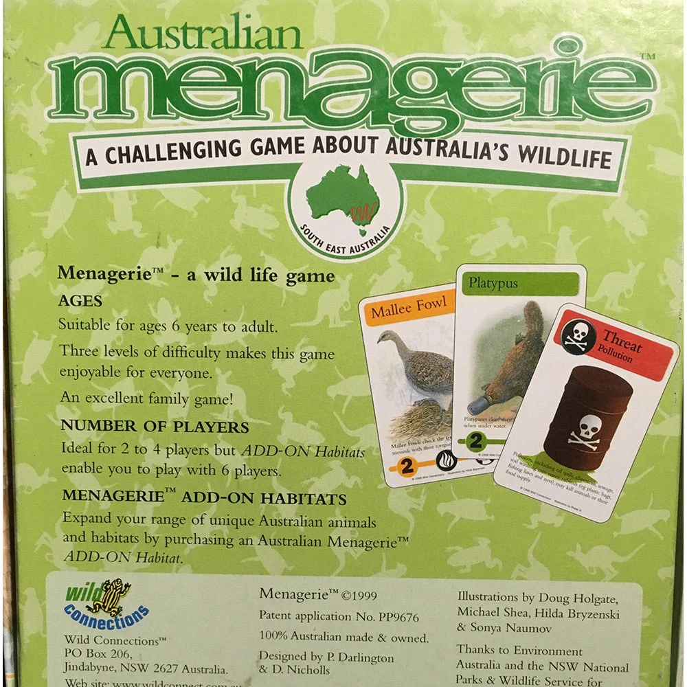 Science & Nature Australian Menagerie Game 2 Science & Nature Australian Menagerie Game