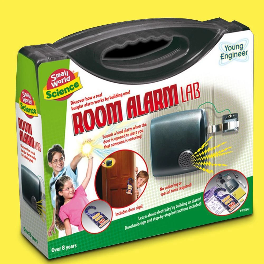 Theatrix Science STEM Toys Create Your Own Bedroom Alarm Electronics Kit 1 Theatrix Science STEM Toys Create Your Own Bedroom Alarm Electronics Kit